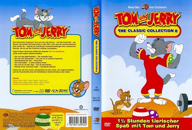Tom und Jerry The Classic Collection 8 german dvd cover