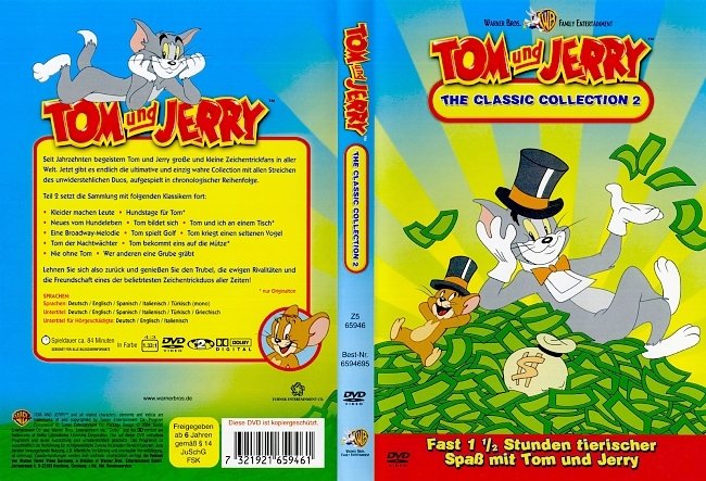 Tom und Jerry The Classic Collection 2 german dvd cover