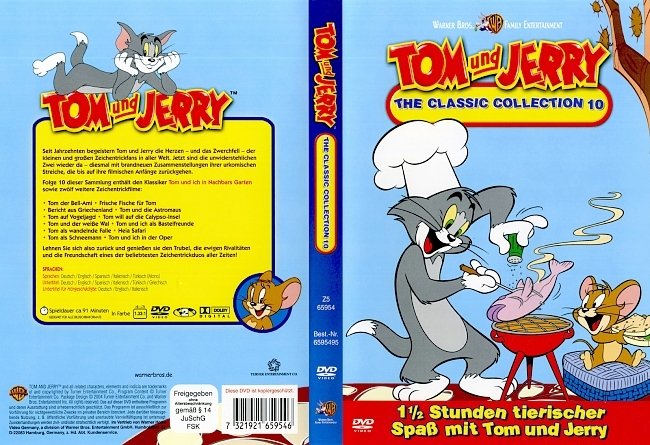 Tom und Jerry The Classic Collection 10 german dvd cover