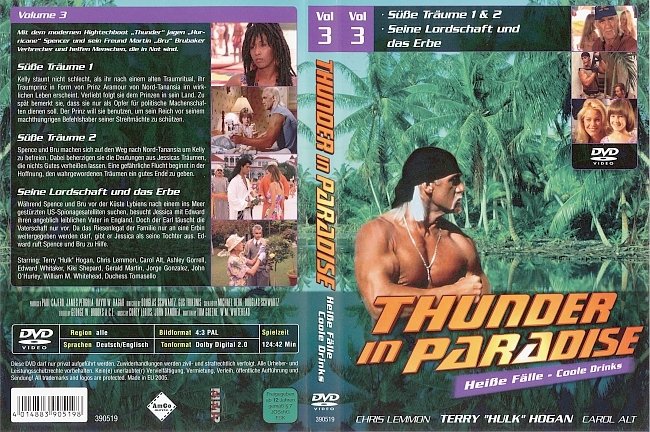Thunder in Paradise HQ Deutsch Hulk Hogan Vol3 dvd cover german