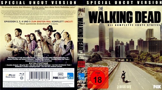 The Walking Dead Staffel 1 german dvd cover