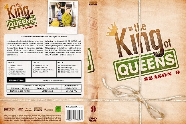 The King of Queens Staffel 9 german dvd cover