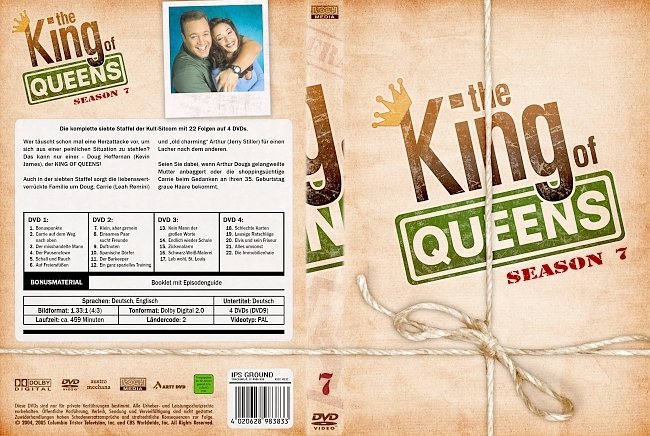 The King of Queens Staffel 7 german dvd cover