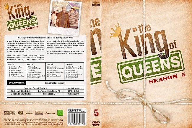 The King of Queens Staffel 5 german dvd cover