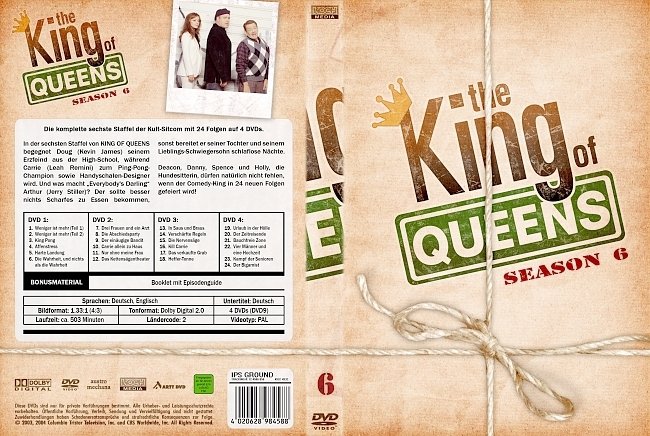 The King of Queens Staffel 6 german dvd cover