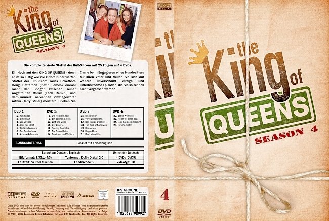 The King of Queens Staffel 4 german dvd cover
