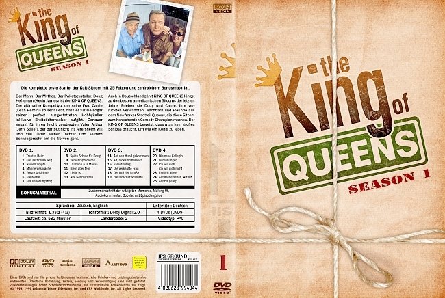The King of Queens Staffel 1 german dvd cover