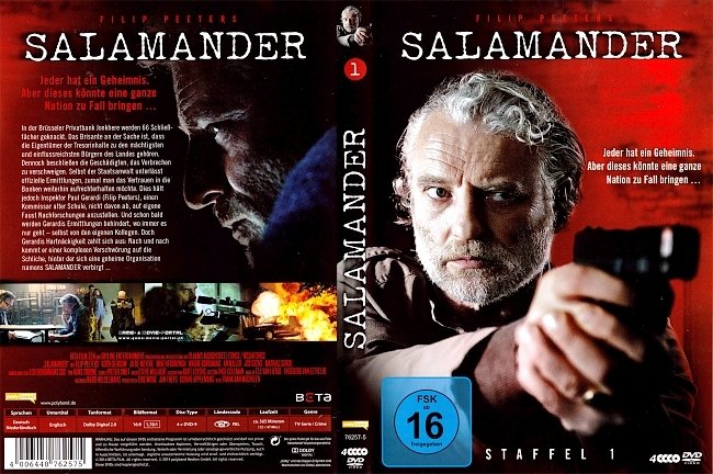 Salamander TV Series Staffel 1 S01 german dvd cover
