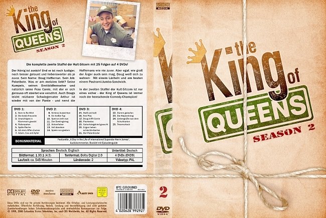 The King of Queens Staffel 2 german dvd cover