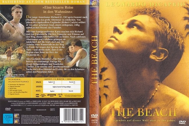 The Beach Leondardo DiCaprio David Boyle german dvd cover