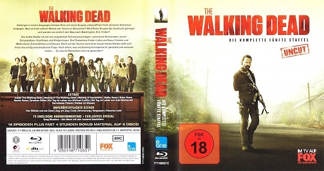 The Walking Dead Staffel 5 german dvd cover