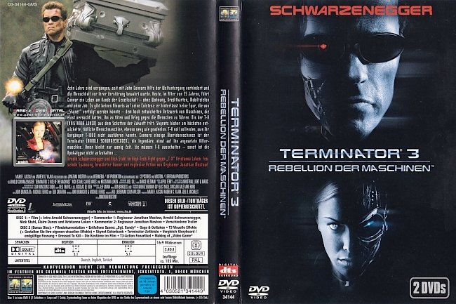 Terminator 3 german dvd cover
