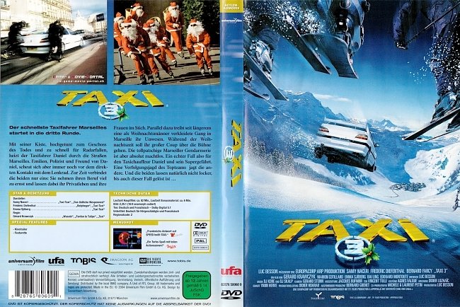 Taxi 3 DVD dvd cover german