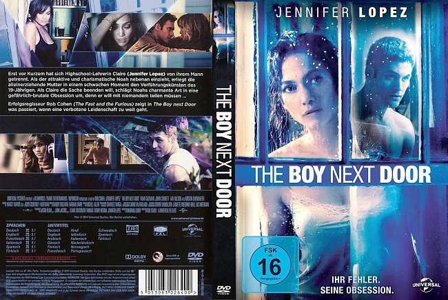 The Boy Next Door german dvd cover