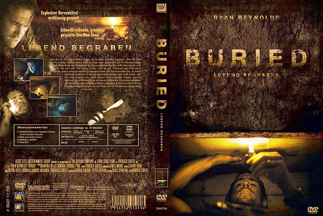 Buried Lebend begraben DVD-Cover deutsch