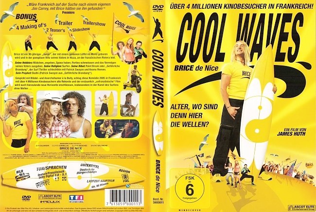 Brice de Nice Cool Waves DVD-Cover deutsch
