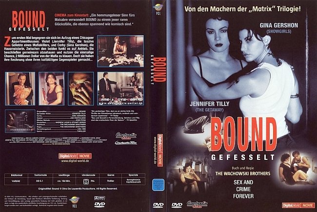Bound Gefesselt DVD-Cover deutsch