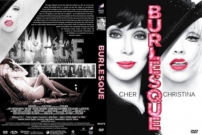 Burlesque DVD-Cover deutsch