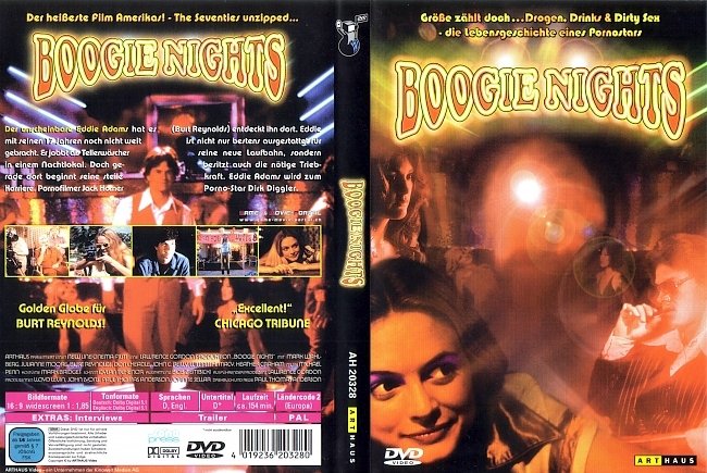 Boogie Nights Mark Wahlberg DVD-Cover deutsch