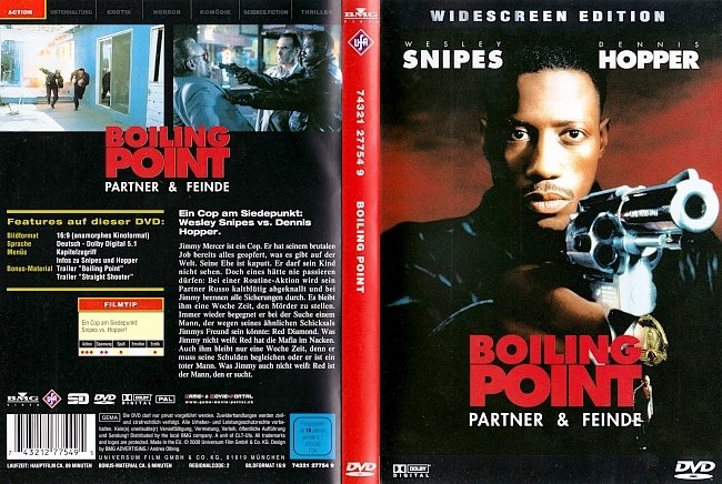 Boiling Point Wesley Snipes DVD-Cover deutsch