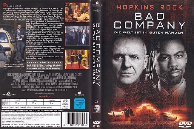 Bad Company DVD-Cover deutsch