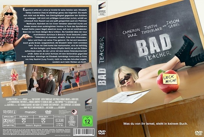 Bad Teacher DVD-Cover deutsch