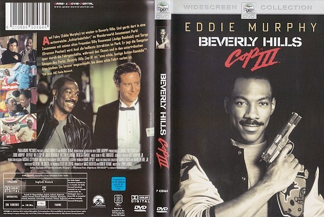 Beverly Hills Cop 3 DVD-Cover deutsch