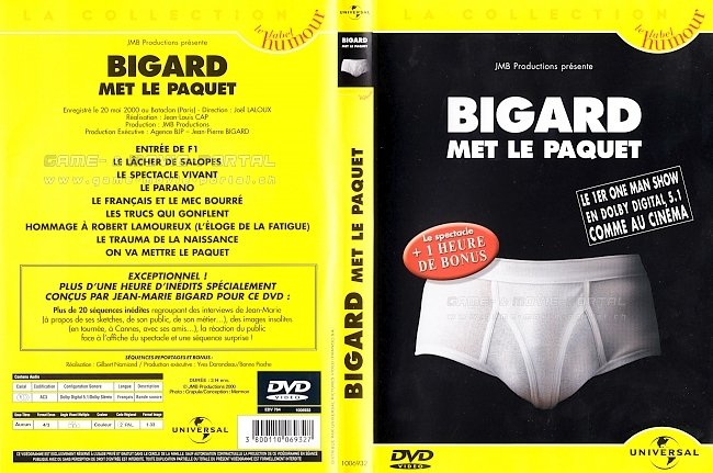 Bigard Met Le Paquet DVD-Cover deutsch