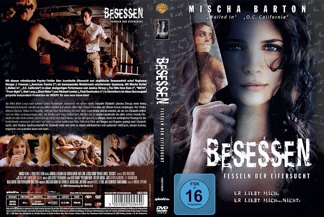 Besessen Fesseln der Eifersucht DVD-Cover deutsch