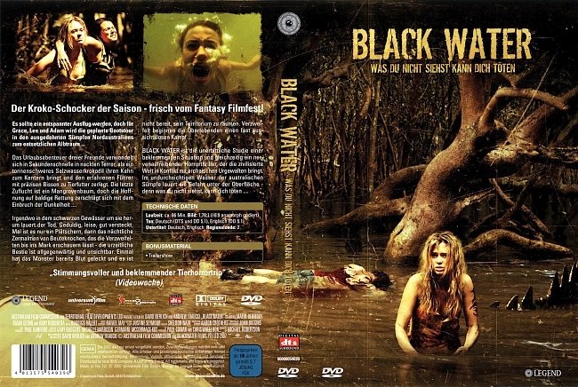 Black Water DVD-Cover deutsch