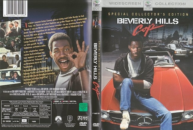 Beverly Hills Cop 1 DVD-Cover deutsch