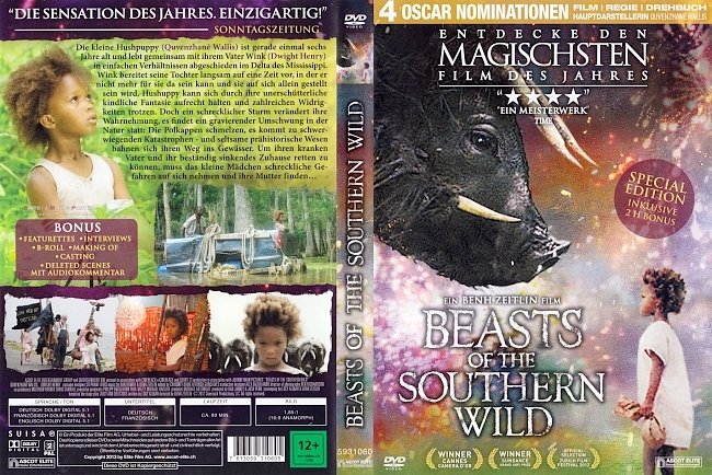 Beasts of the Southern Wild DVD-Cover deutsch
