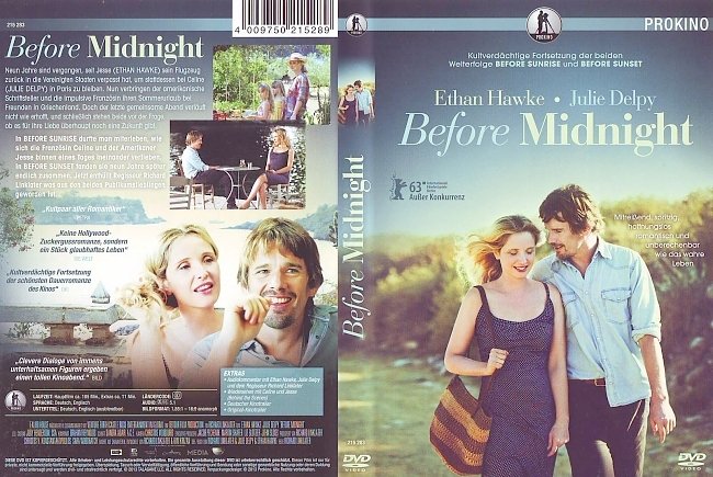 Before Midnight DVD-Cover deutsch