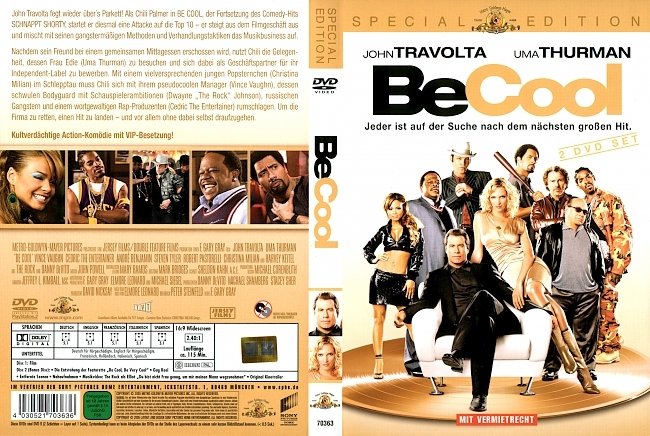 Be Cool DVD-Cover deutsch