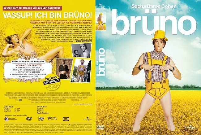 Bruno DVD-Cover deutsch