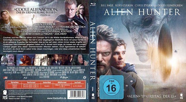 Alien Hunter Film Covers deutsch german german blu ray cover