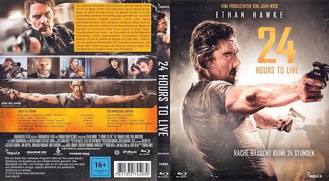 24 hours to live german cover deutsch blu ray german blu ray cover