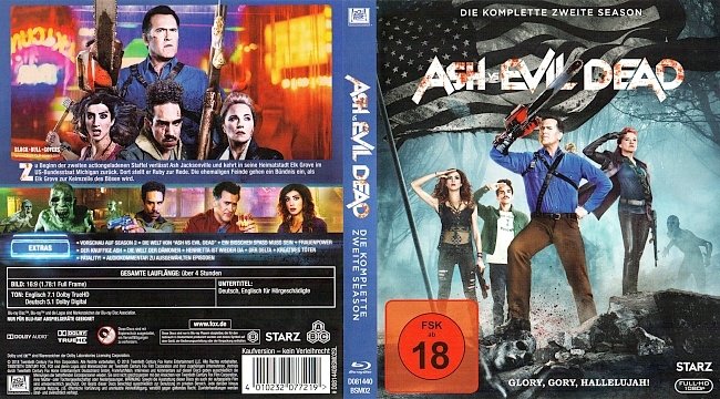 Ash vs Evil Dead Season 2 Cover Deutsch German german blu ray cover