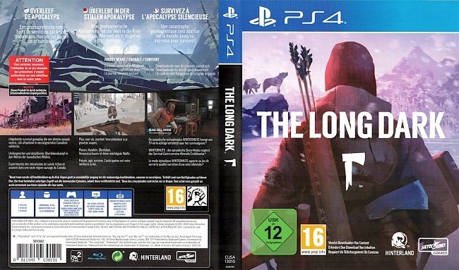 The Long Dark Cover PS4 Deutsch German german ps4 cover