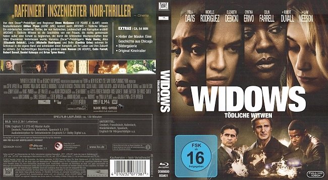 Widows Toedliche Witwen Blu ray Cover Deutsch German german blu ray cover