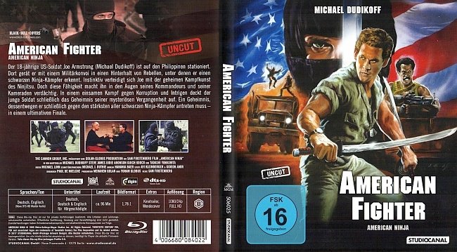 American Fighter 1 Blu ray Cover German Deutsch german blu ray cover