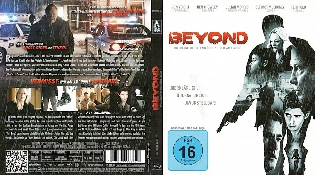 Beyond Die ratselhafte Entfuhrung der Amy Noble Cover Blu ray Deutsch German german blu ray cover