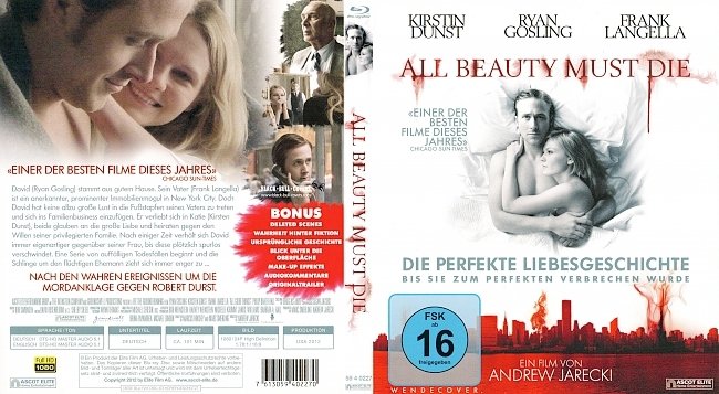 All Beauty Must Die Cover Bluray Deutsch German german blu ray cover