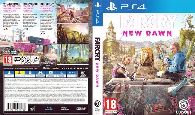 Far Cry New Dawn PS4 Cover German DE FR IT german ps4 cover
