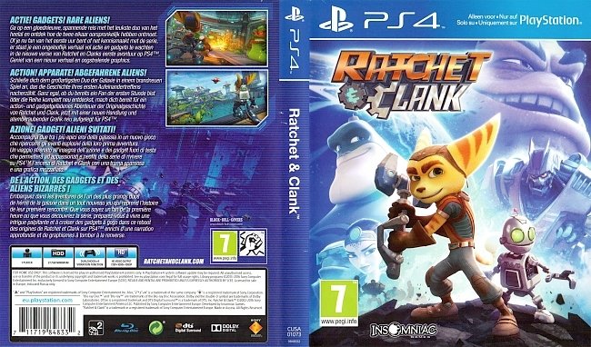 Ratchet and Clank PS4 Cover Multi german ps4 cover