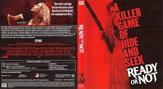 Ready or Not Cover Hide and Seek blu ray cover german