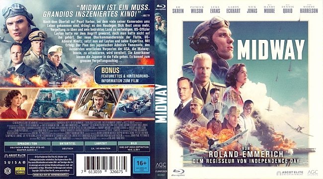 Midway Cover Blu ray Deutsch German german blu ray cover