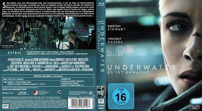 Underwater Cover Blu ray Es ist erwacht Deutsch German Covers Filme DVD german blu ray cover