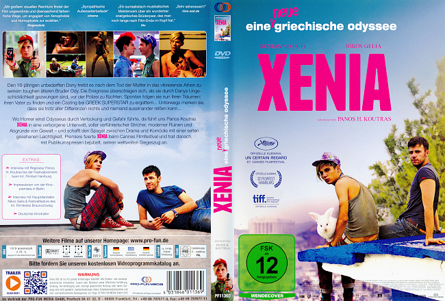Xenia german dvd cover